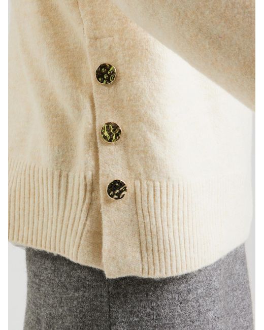 ONLY White Pullover Onlrene