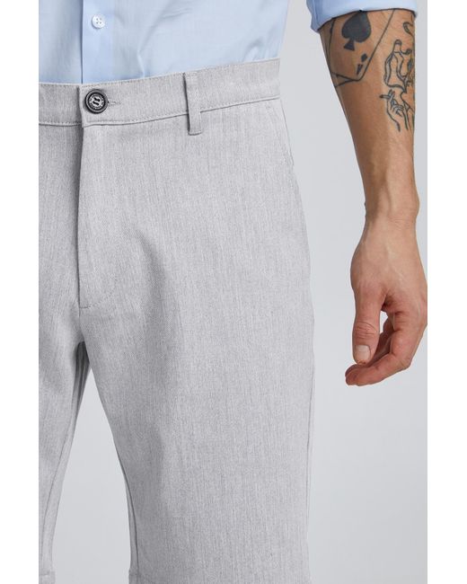 Solid Chinoshorts in Gray für Herren