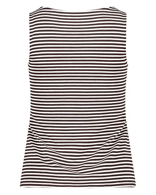 Zero Black Basic Shirt Mit U-Boot-Ausschnitt