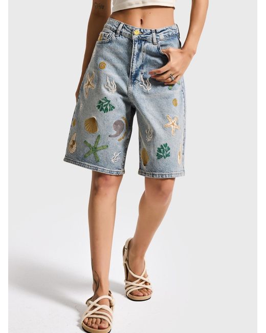 its basic Blue Its Basic Jeans Bermuda Denim Short