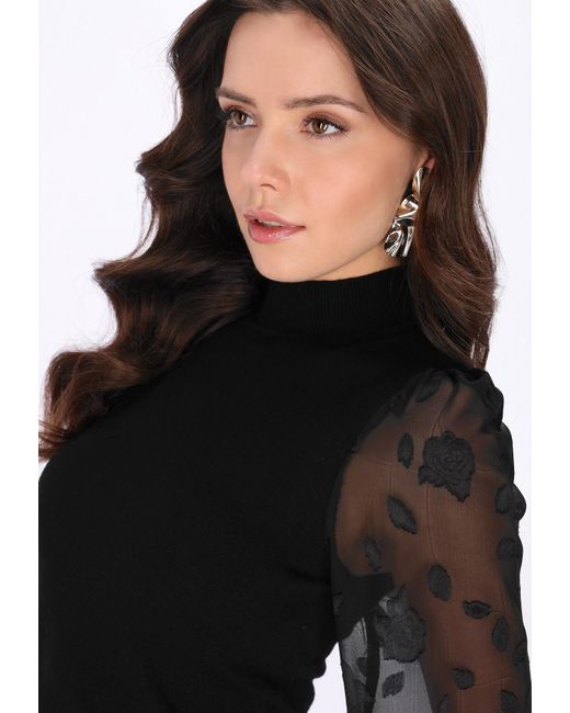 faina Black Pullover