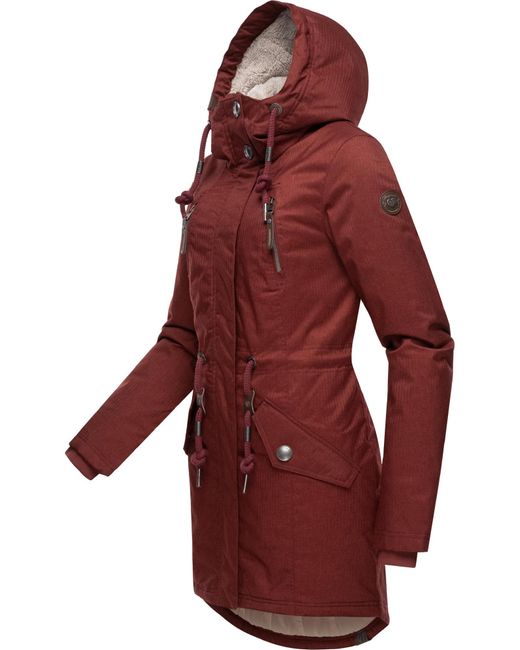 Ragwear Red Funktionsmantel 'Elsie'
