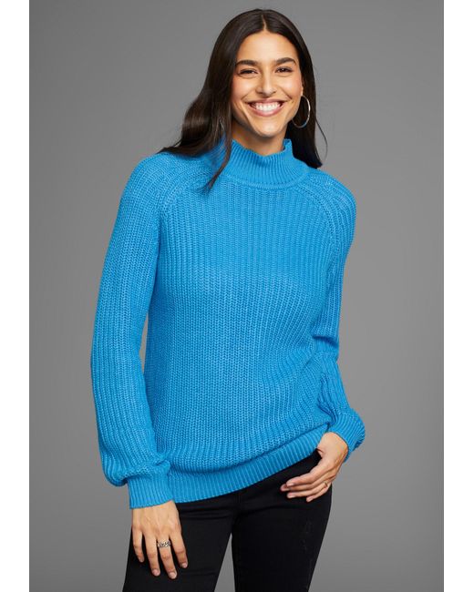 Laura Scott Blue Pullover