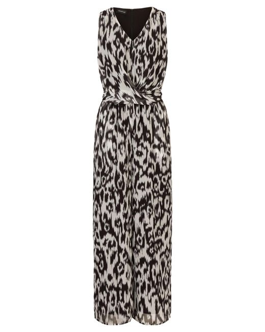 Apart White Chiffon Overall