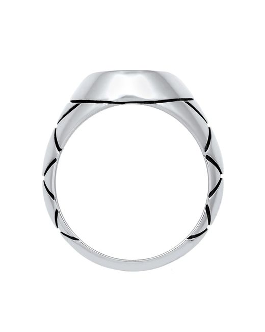 Kuzzoi Ring siegelring in Black für Herren