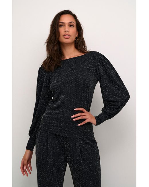 Kaffe Black Bluse 'Ka Ellie'