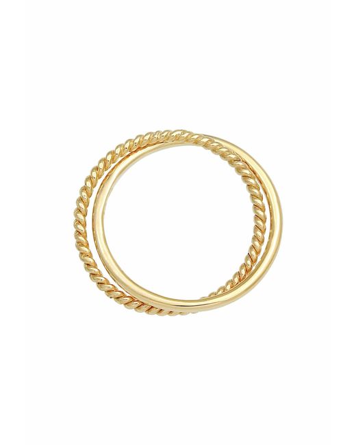 Elli Jewelry Metallic Ring Twisted