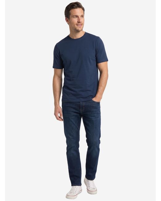 Redmond Shirt Basic in Blue für Herren