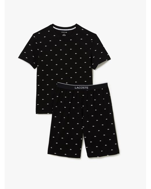 Lacoste Pyjama in Black für Herren