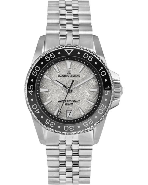 Jacques Lemans Analoguhr in Gray für Herren