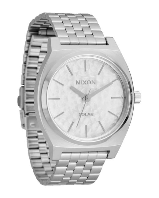 Nixon Uhr Time Teller Solar in Gray für Herren