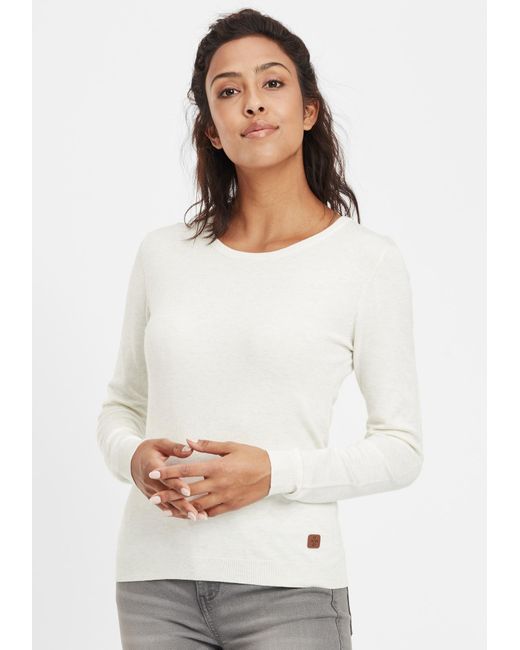 Oxmo White Strickpullover 'edda'