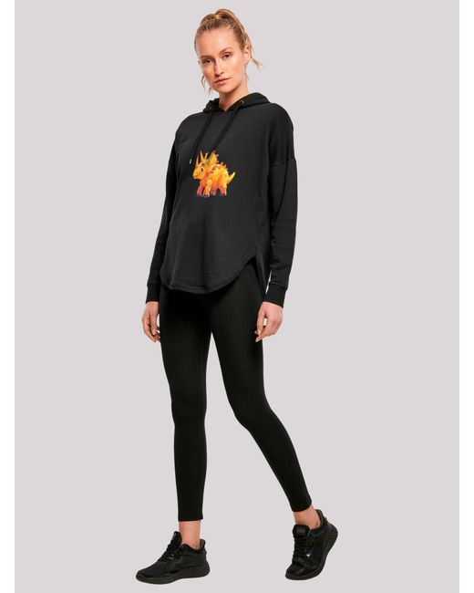 F4NT4STIC Black Oversizepullover 'Süßer Triceratops Dinosaurier'
