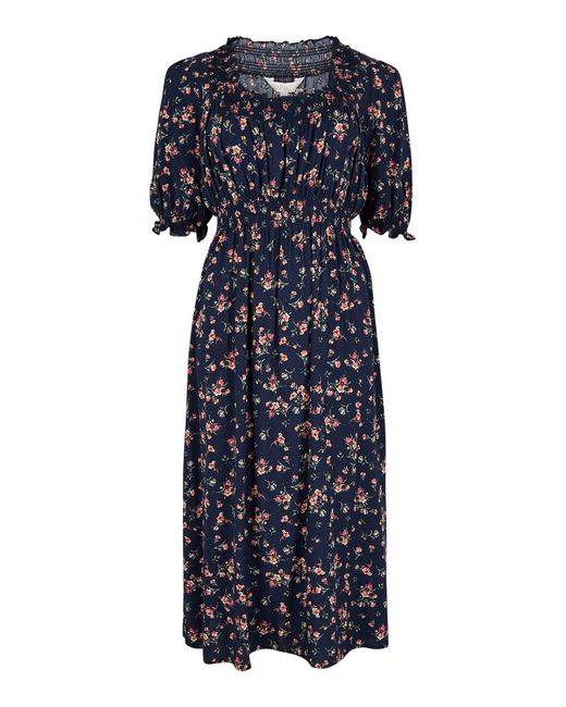 Apricot Blue Kleid