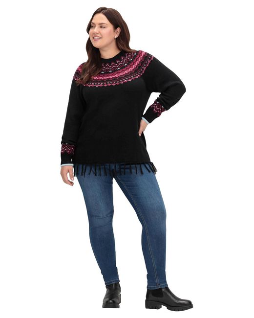 Sheego Red Pullover