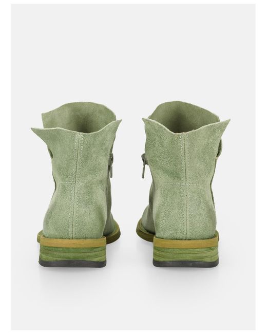 Felmini Green Ankle Boots