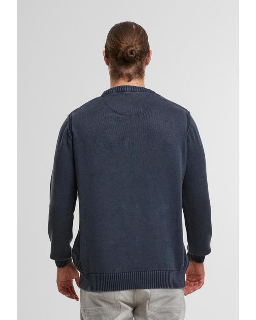 INDICODE Pullover Niels in Blue für Herren