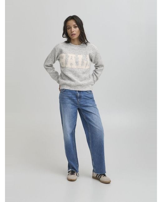Ball Gray Strickpullover Bastacy Pullover