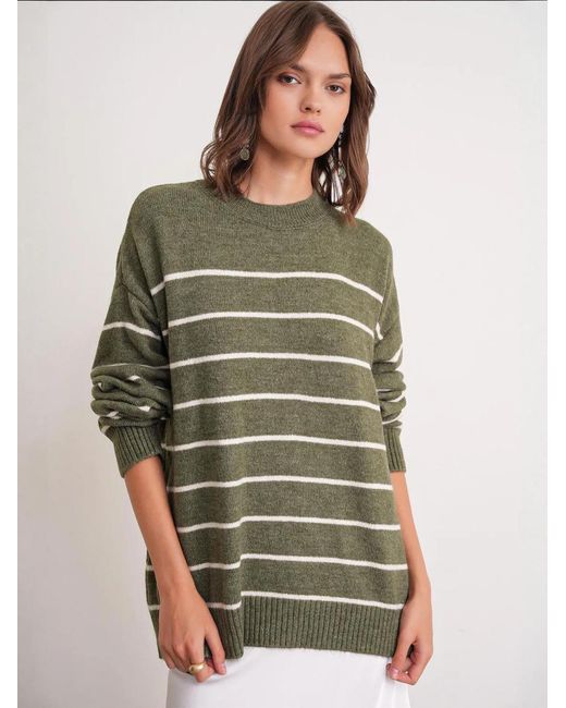 MixRay Green Pullover
