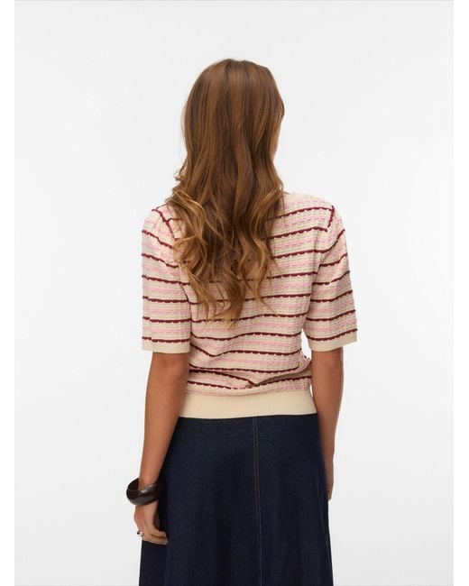 Vero Moda Pink Pullover Vmmonica
