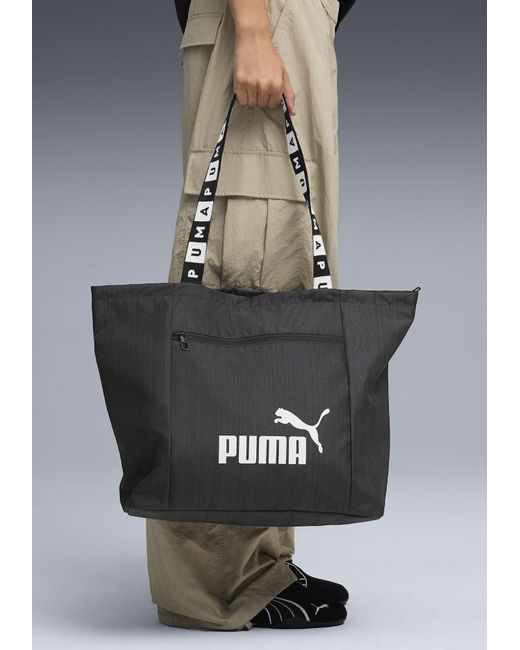 PUMA Black BASE SHOPPER, sportlicher Stil, für Erwachsene, aus Polyester, leichtes Material