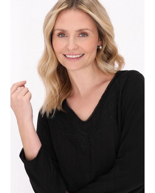Usha Black Bluse Everyday Fashion