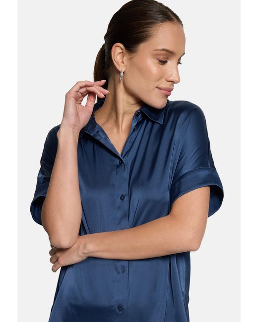 Zero Blue Bluse