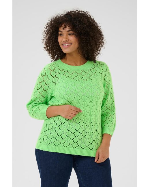 Kaffe Green Pullover Kcmika