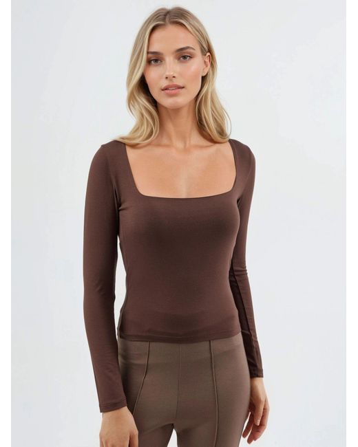 Busem Brown Bluse