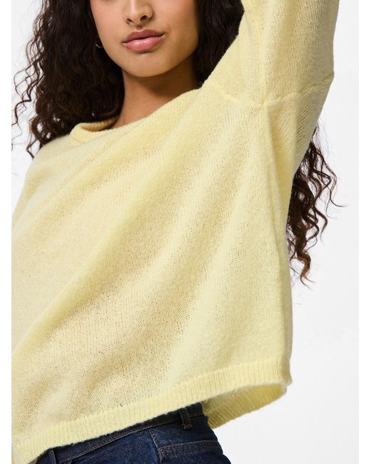 Pieces Yellow Pullover Pcida