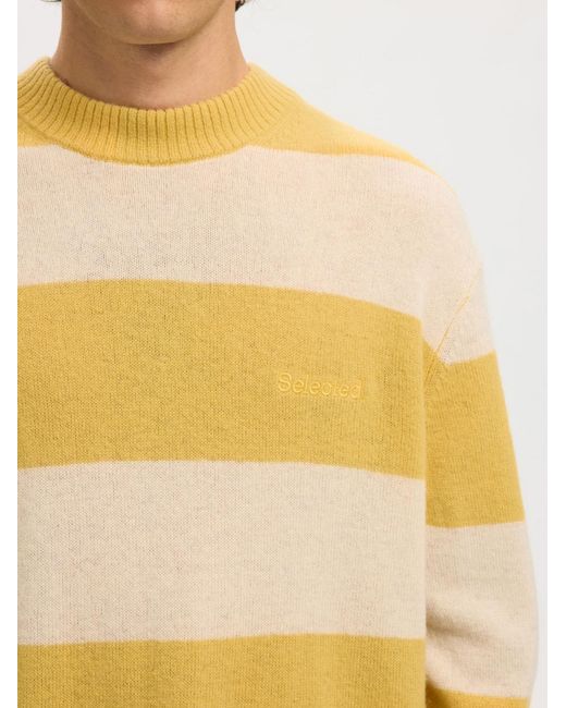 SELECTED Pullover in Yellow für Herren