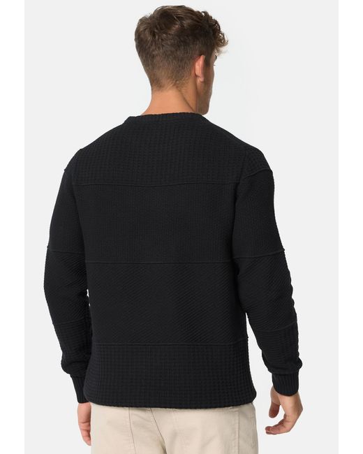 INDICODE Pullover Justice in Black für Herren