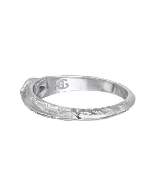 Haze & Glory Ring in White für Herren