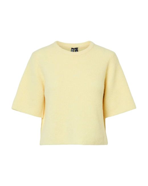 Pieces Yellow Pullover Pcsilly