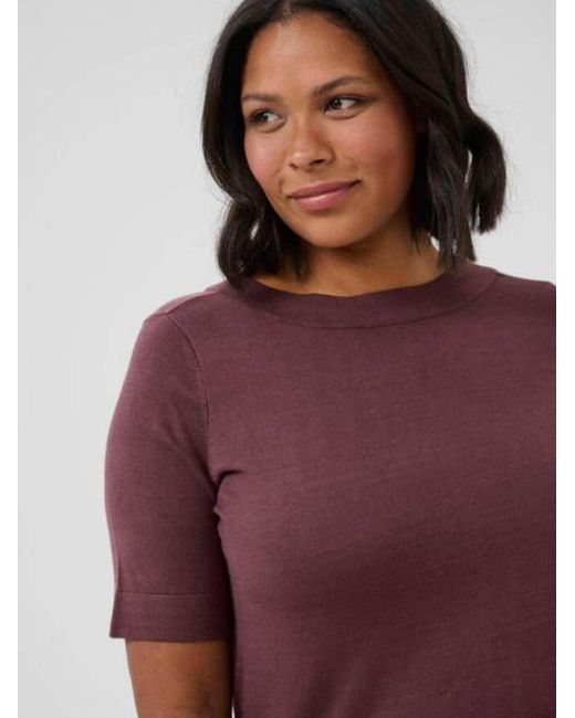 Kaffe Purple Pullover Lizzy
