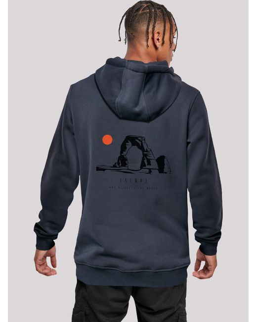 F4NT4STIC Sweatshirt Escape Discover The World Savannah in Blue für Herren