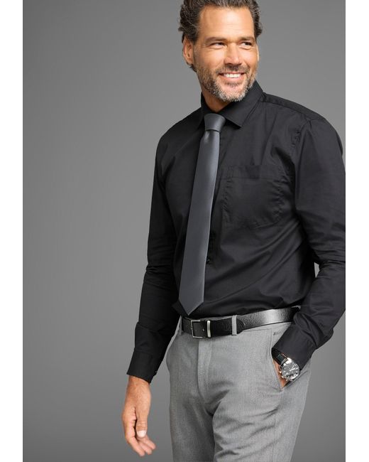 Man's World World Krawatte in Black für Herren