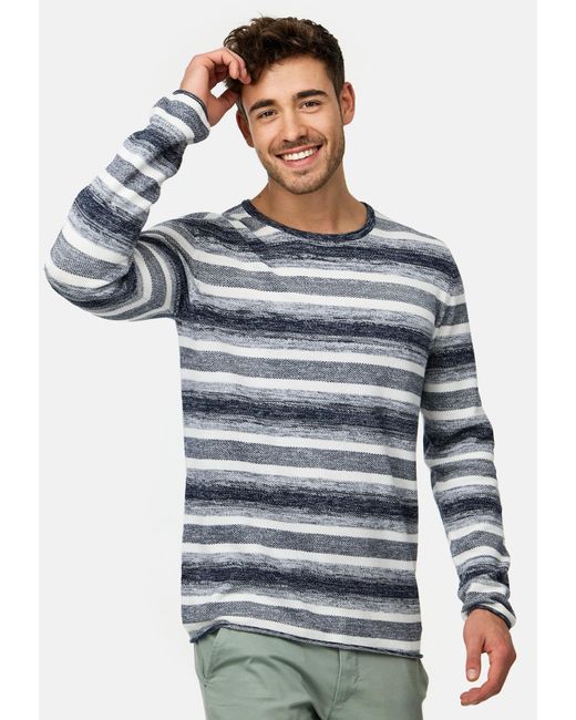 INDICODE Pullover Manfred in Gray für Herren
