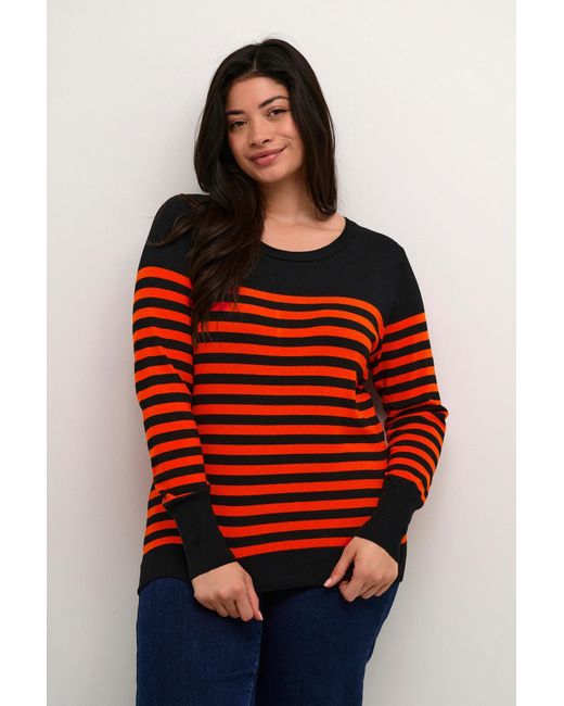 Kaffe Red Pullover Lizzy