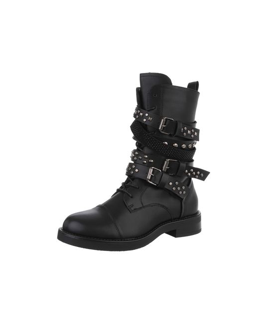 Ital-Design Black Stiefelette