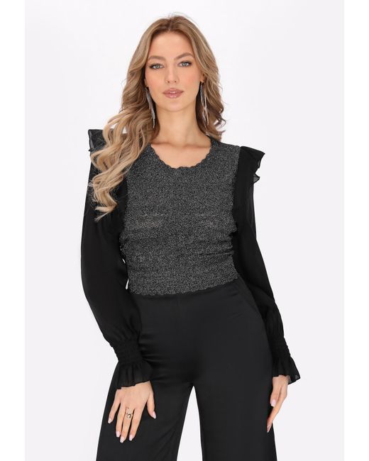 faina Black Pullover