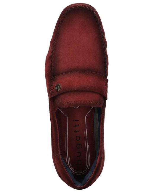 Bugatti Mokassin in Red für Herren