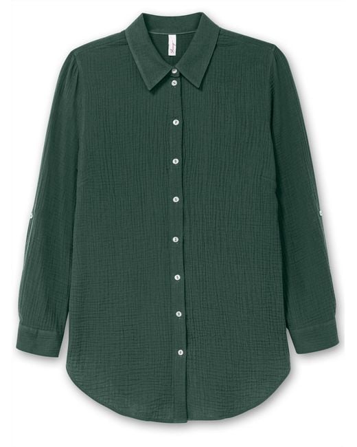 Sheego Green Bluse