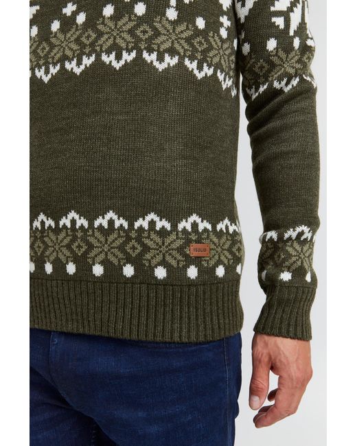 Solid Pullover Norwin in Green für Herren