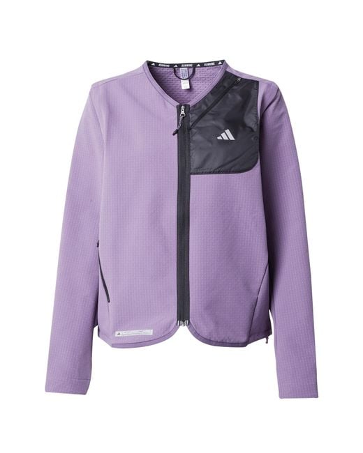 Adidas Originals Purple Sportjacke 'ultimate running'