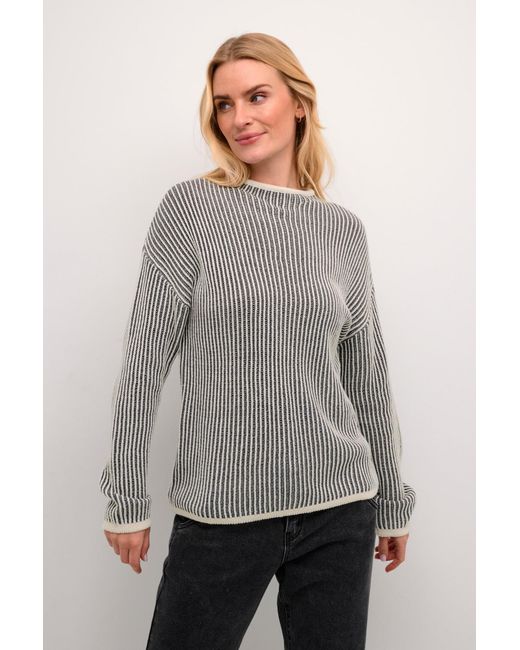Cream Gray Pullover 'Cr Soffie'