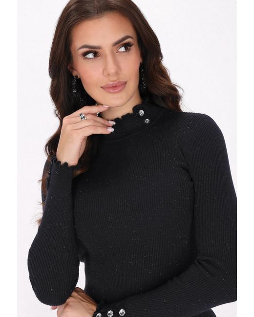 faina Black Pullover