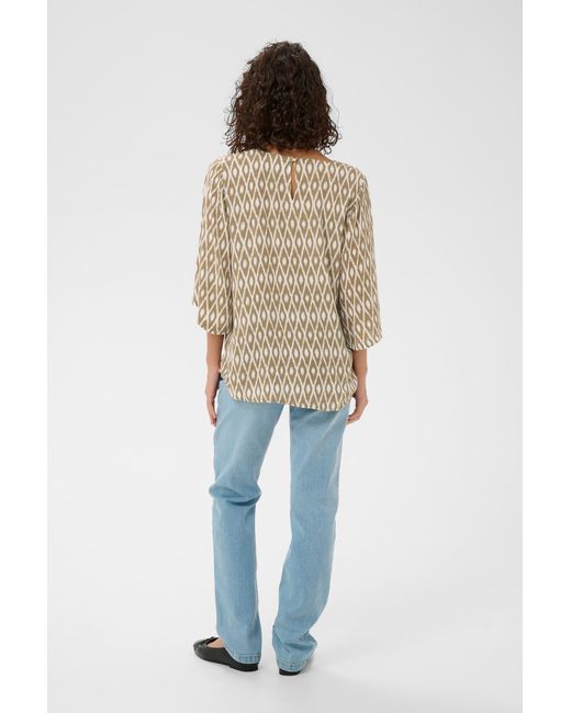 Kaffe Natural Bluse Ebellen Amber