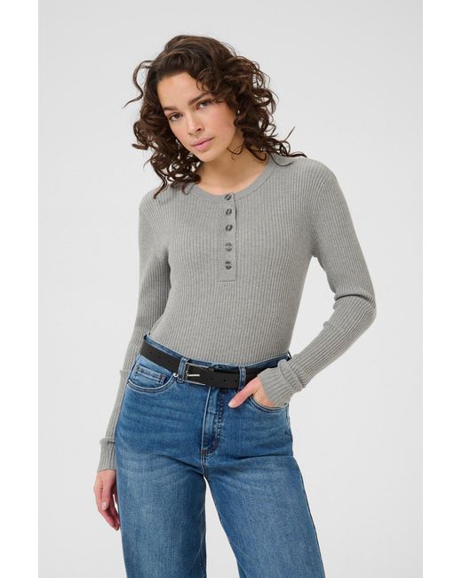 Kaffe Gray Pullover Omi