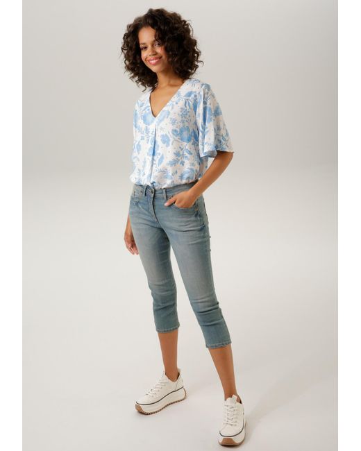 Aniston CASUAL Blue Bluse